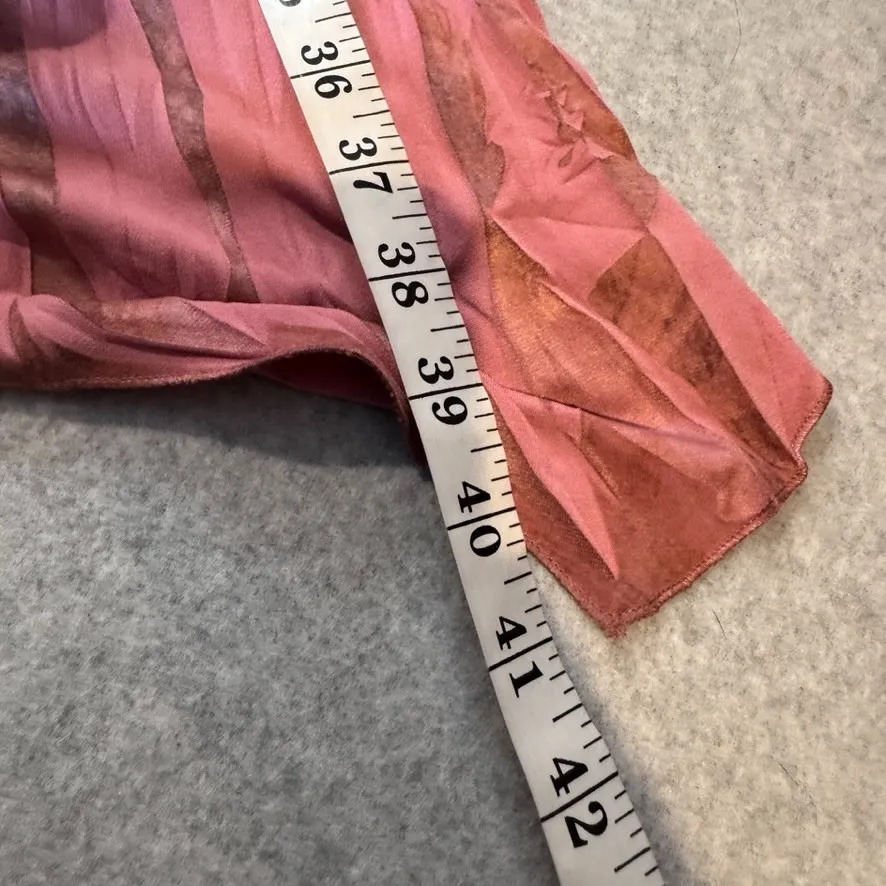 Vinage Y2K Jostar Dress Womens Large Pink Sequined Feather Cowgirl Line Dance - Image 13