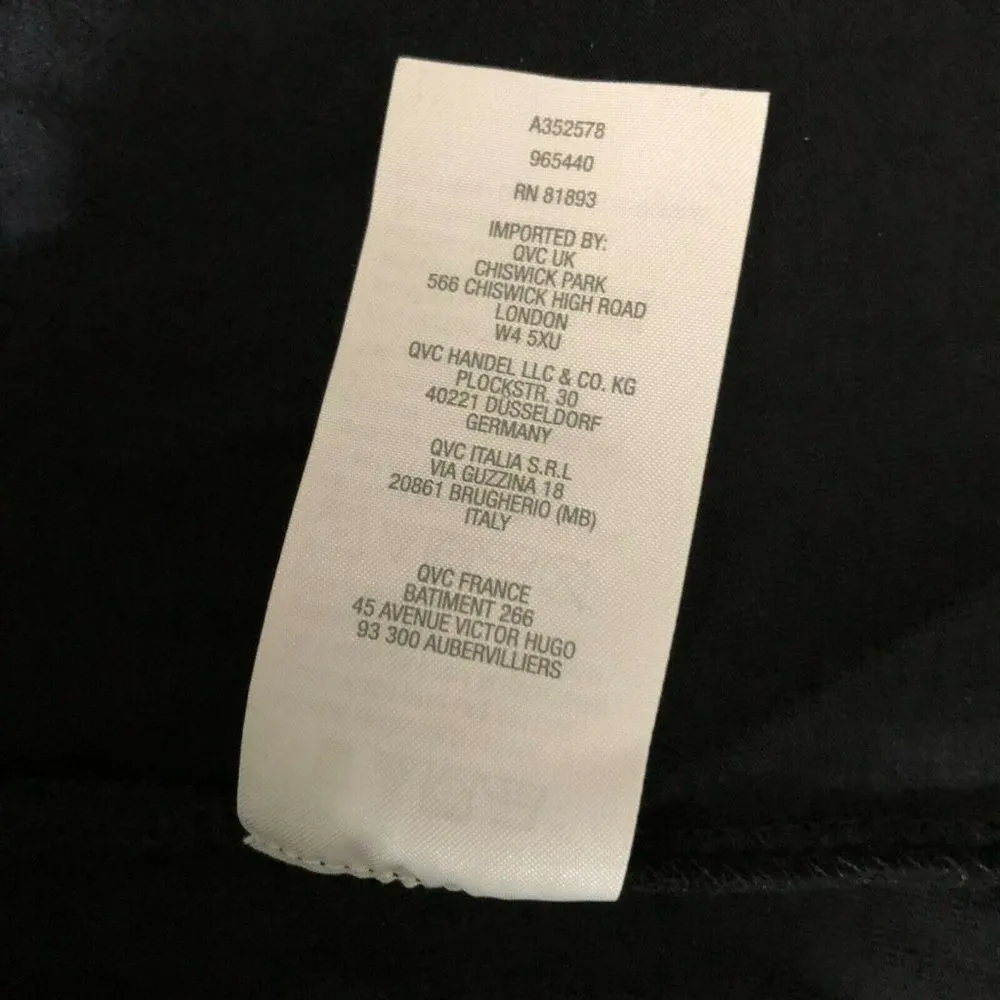 H by Halston Regular Short-Sleeve Twist Front Maxi Dress Stretch Black Size XS - Image 5