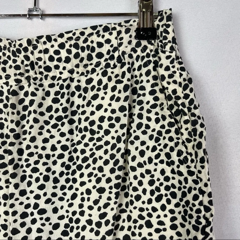 Aerie Ivory & Black Dalmatian Dot Soft Shorts S - Image 3
