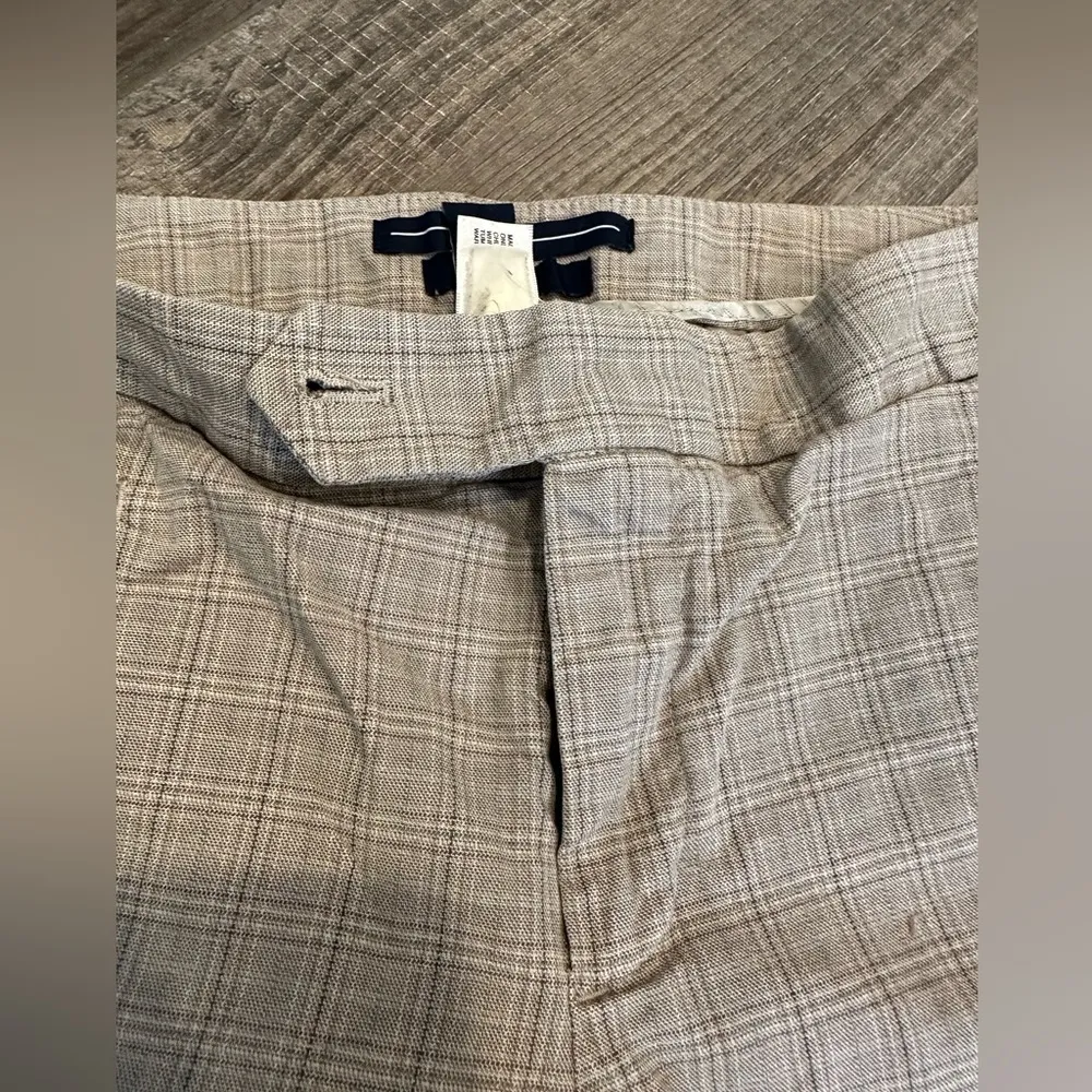 Gap Brown Plaid Straight‎ Bermuda Shorts Size 4 - Image 2