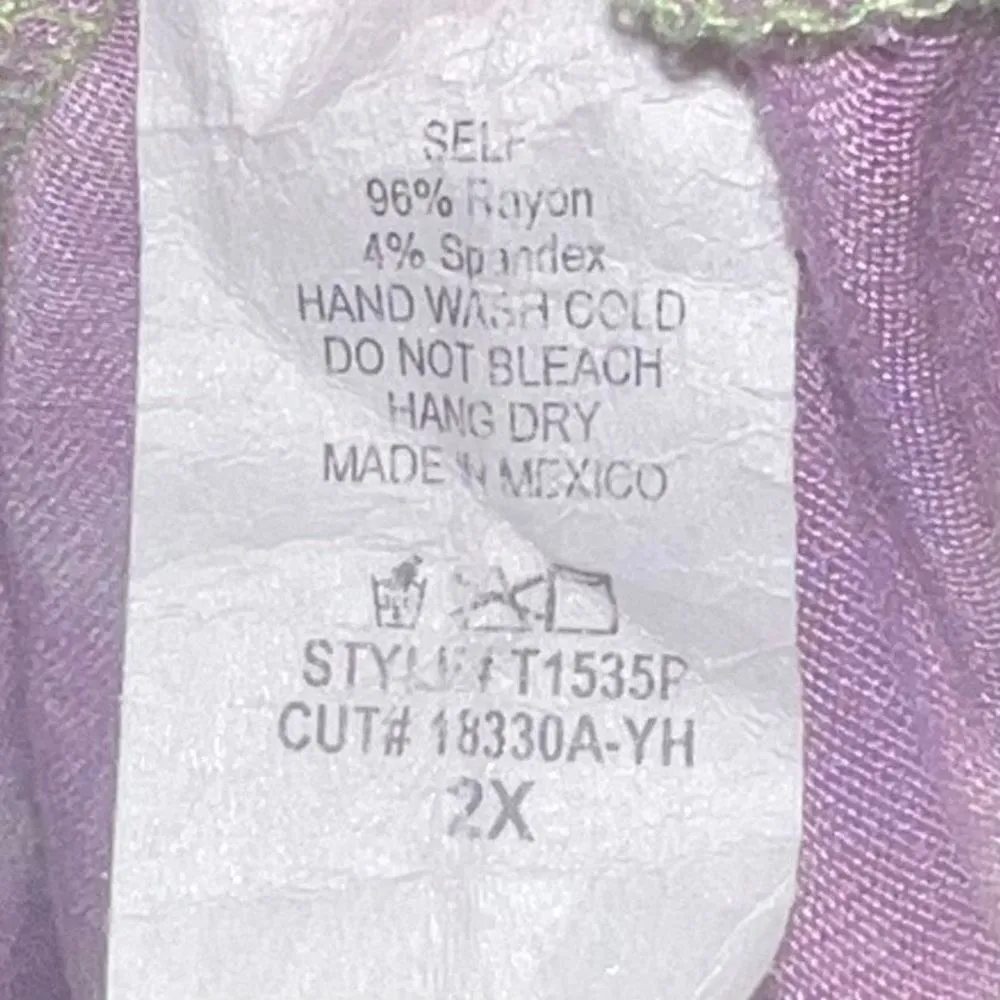 White Birch  Asymmetrical Tie Dye Top - Image 8