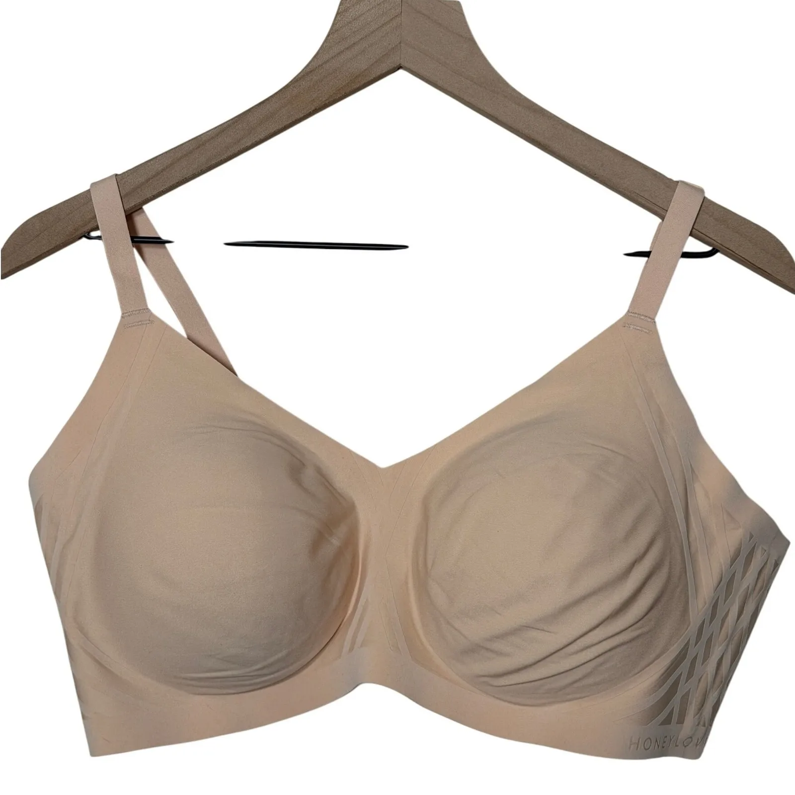 HONEYLOVE Silhouette Bra 2X 42C/D Beige Comfortable Everyday Tan Size undefined - Image 2