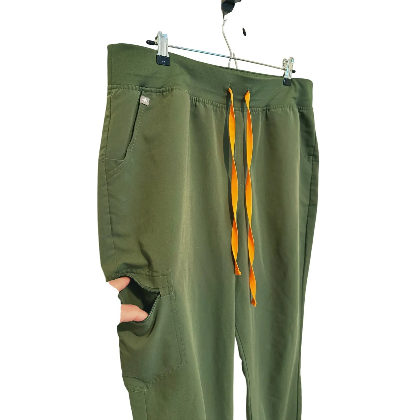 Figs Womens Zamora Jogger Scrub Pants XXL Green Medical Nurse Utility Comfort - Image 5