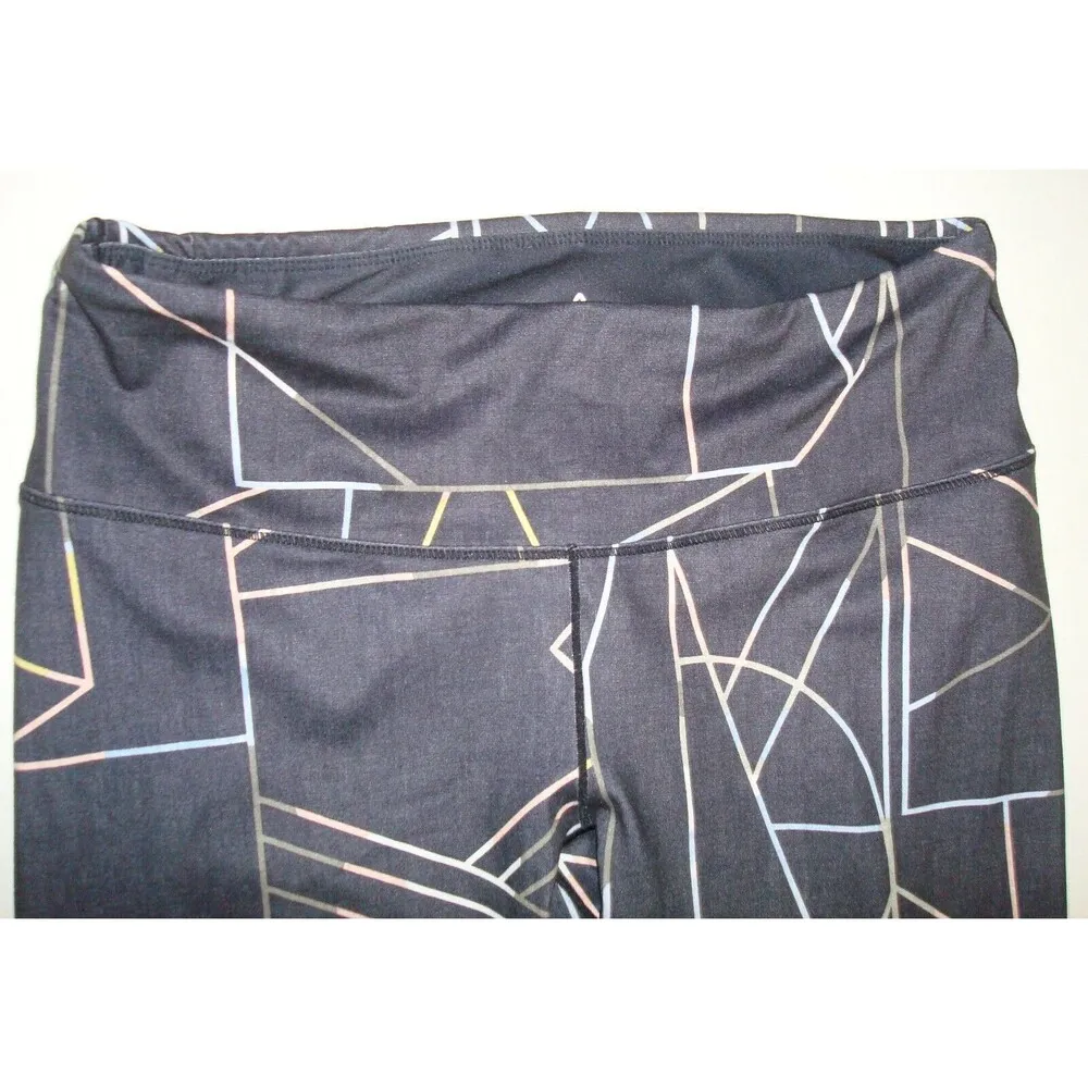NWT New Prana Pillar Capri Leggings Pants Womens Yoga Pilates Hike M Black Multi Size M - Image 4