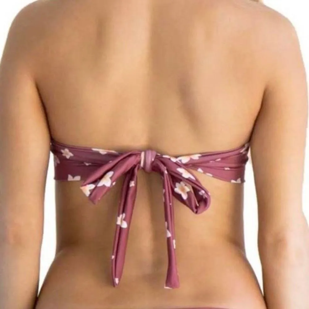 Nirvanic Swim Bikini Moana Top in Plumeria Clay (S) - Image 2