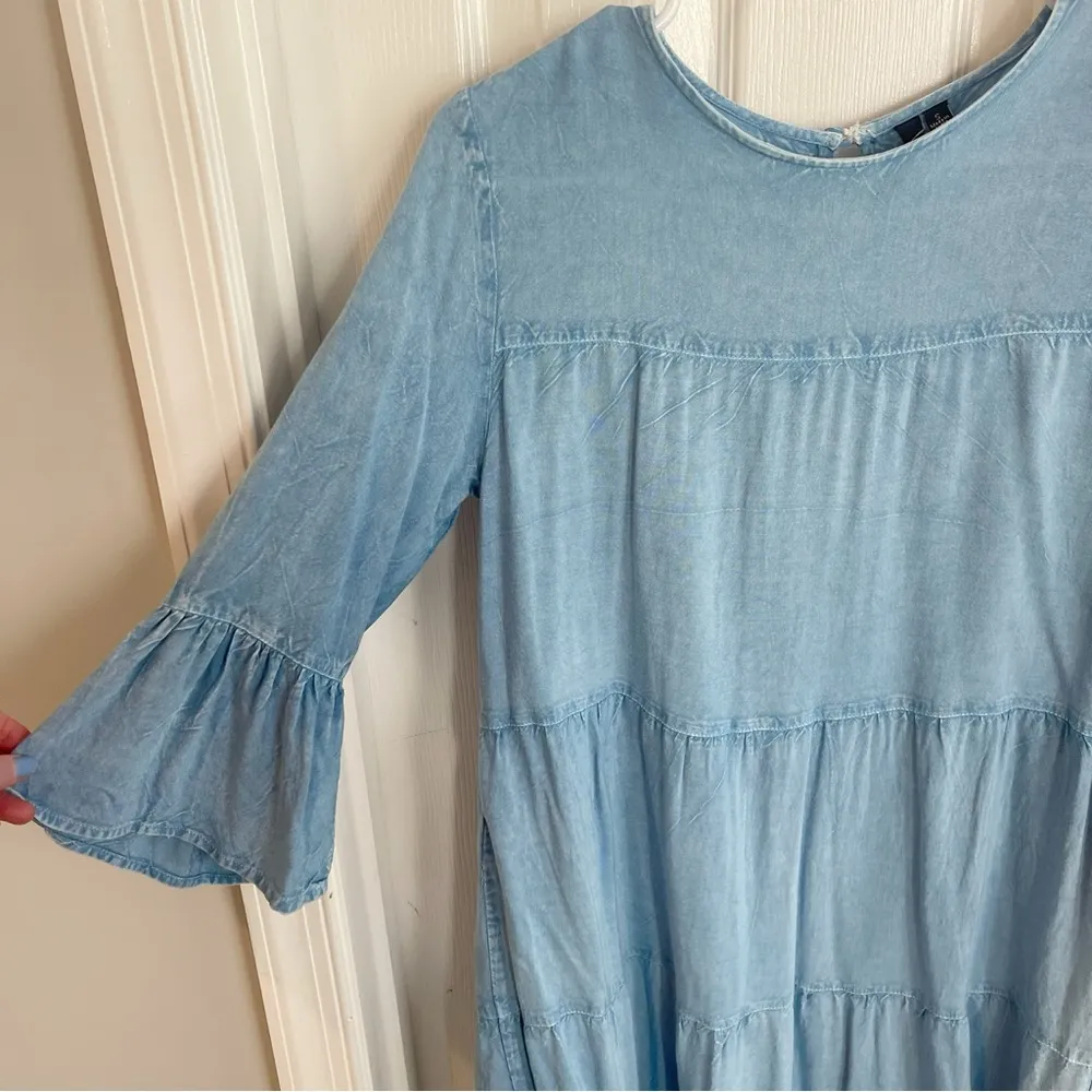 D&Kade Chambray Denim Swing Dress - Image 2