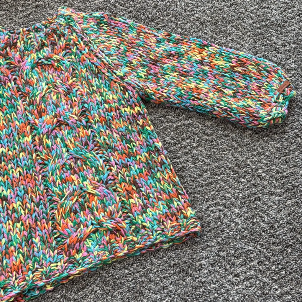 Colorful Knit Sweater - Image 2
