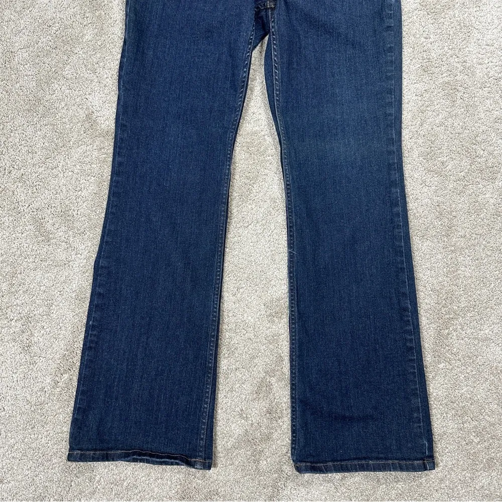 Duluth Trading Co Women's Daily Denim Bootcut Jeans Mid Rise Medium Wash 8X31 Blue Size 8 - Image 6