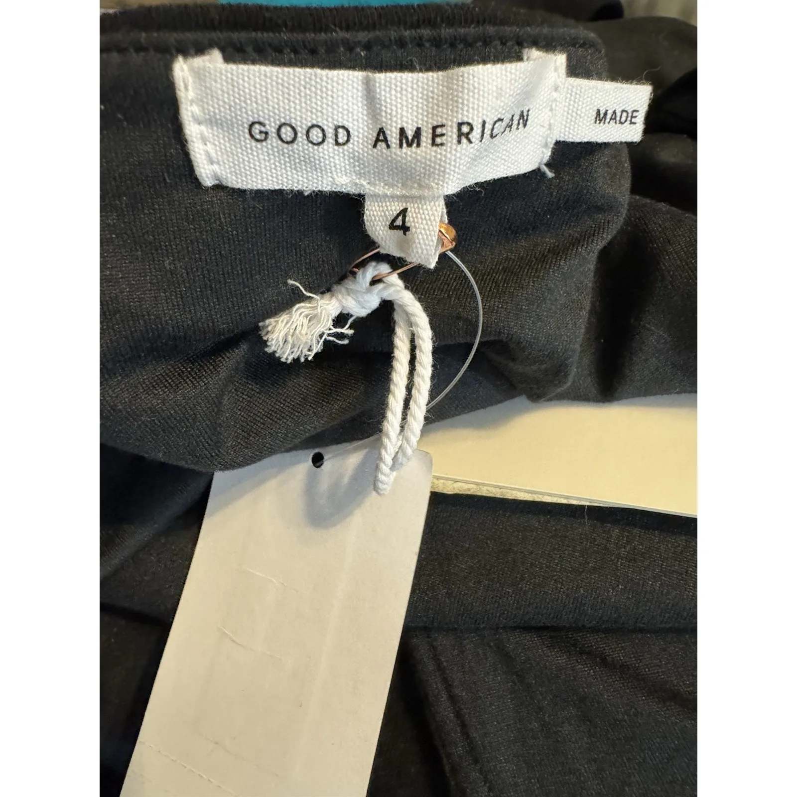 Brand New Good American Women's Size 4 Black Long Sleve One Piece Bodysuit - Image 10