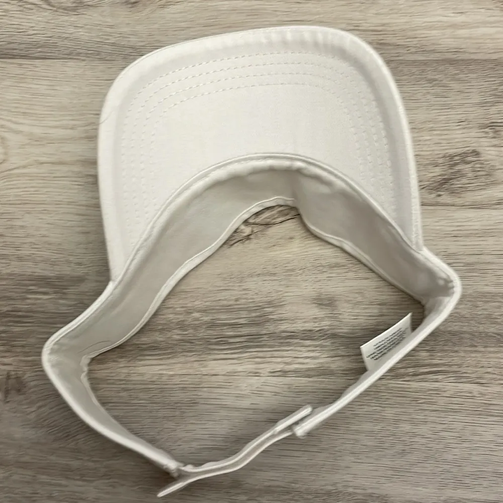 Kozii White Visor Script Australian Made Swimwear Logo Adjustable Visor Hat - Image 9