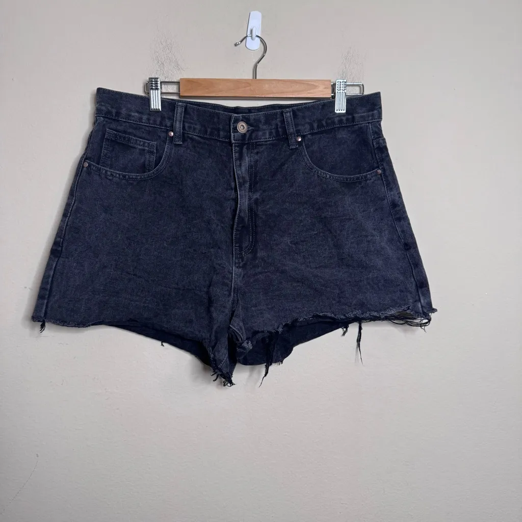 Cotton On High A Line Denim Cut Off Shorts - Image 2