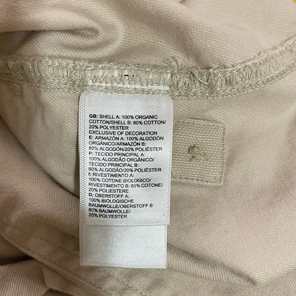 Women’s  beige utility straight leg drawstring pants size 10 - Image 4