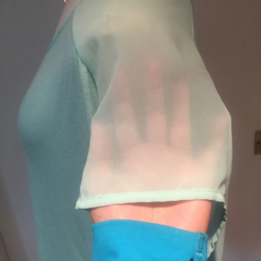 FOREVER 21 Crewneck Mint Green Top - Image 4