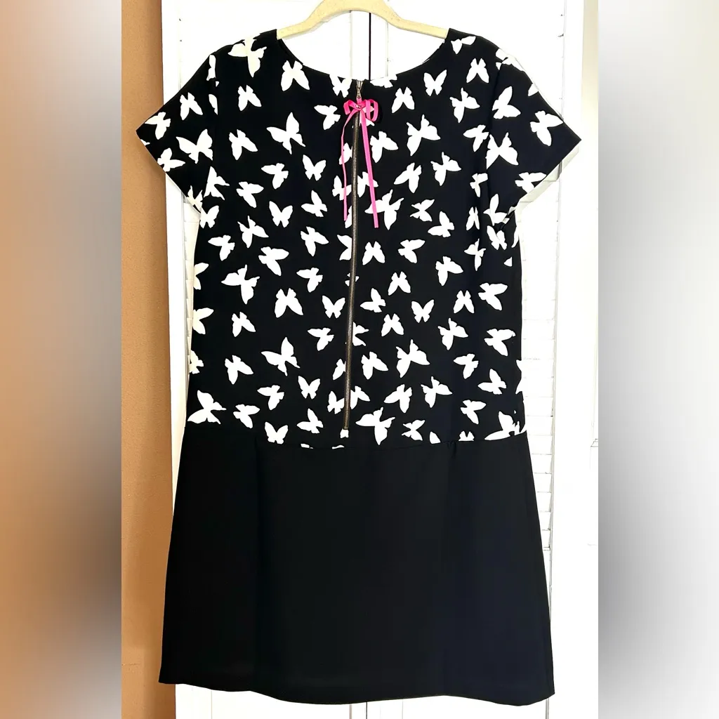 Ann Taylor LOFT womens size 12 butterfly kiss short sleeve dress - Image 7