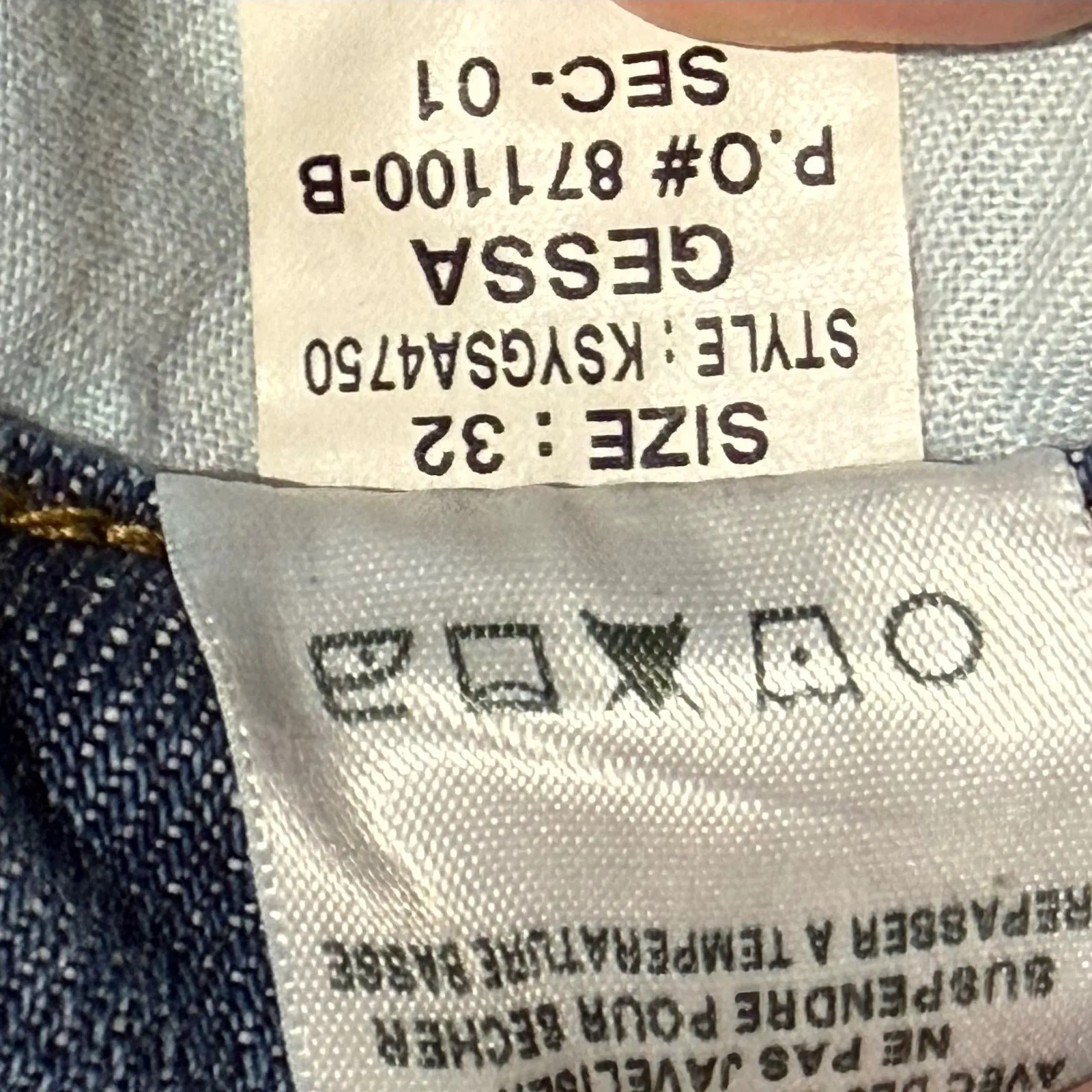 JOE'S JEANS GESSA Distressed Denim Shorts Womens Size 32 Blue Cut Off - Image 7