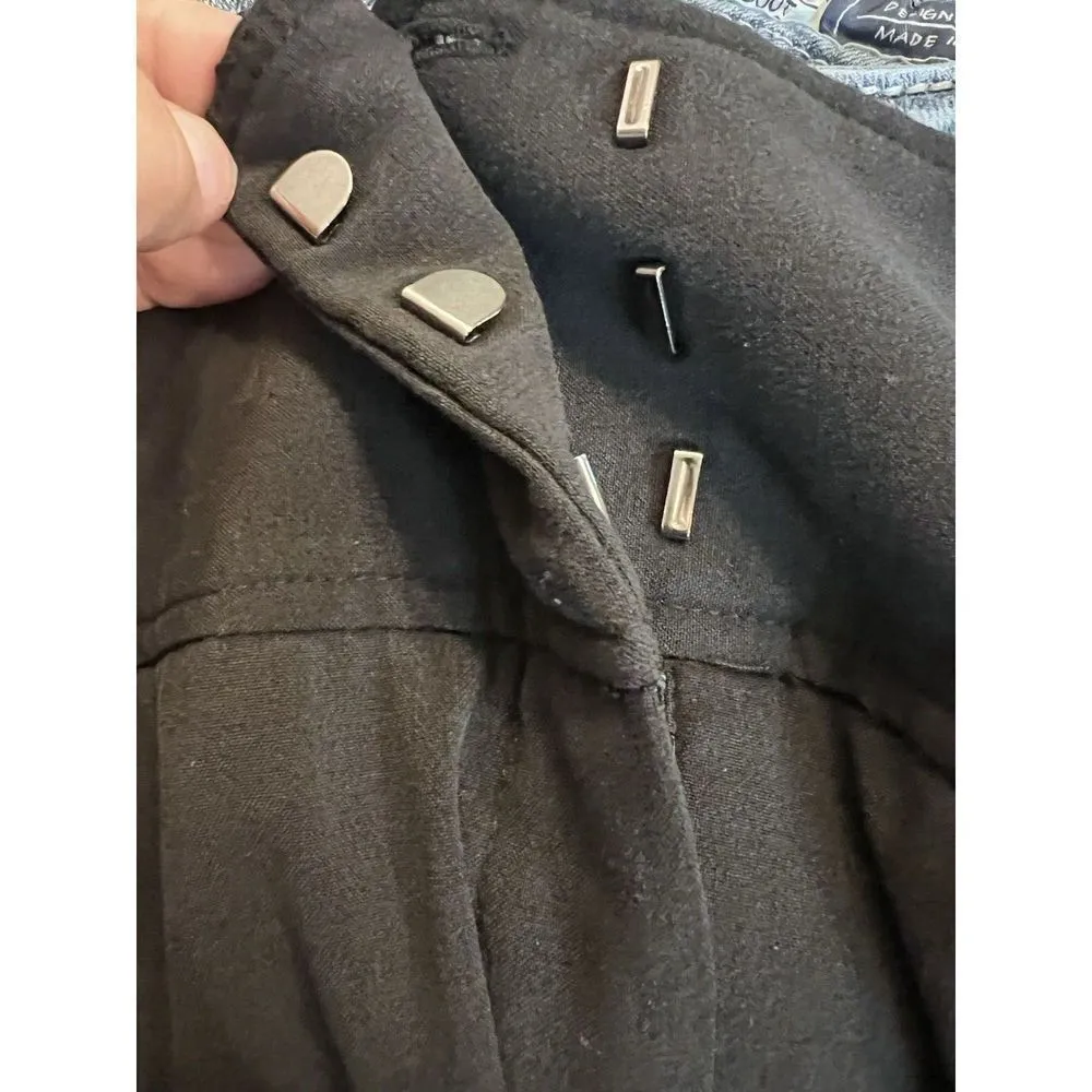 Dalia Collection Straight Leg Pants‎ Black Size 10 - Image 7