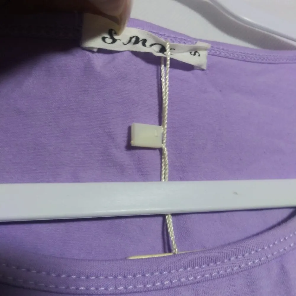 SMX Purple A Pirates Booty Novelty Graphic Funny Women's T Shirt Top Size S - Image 3