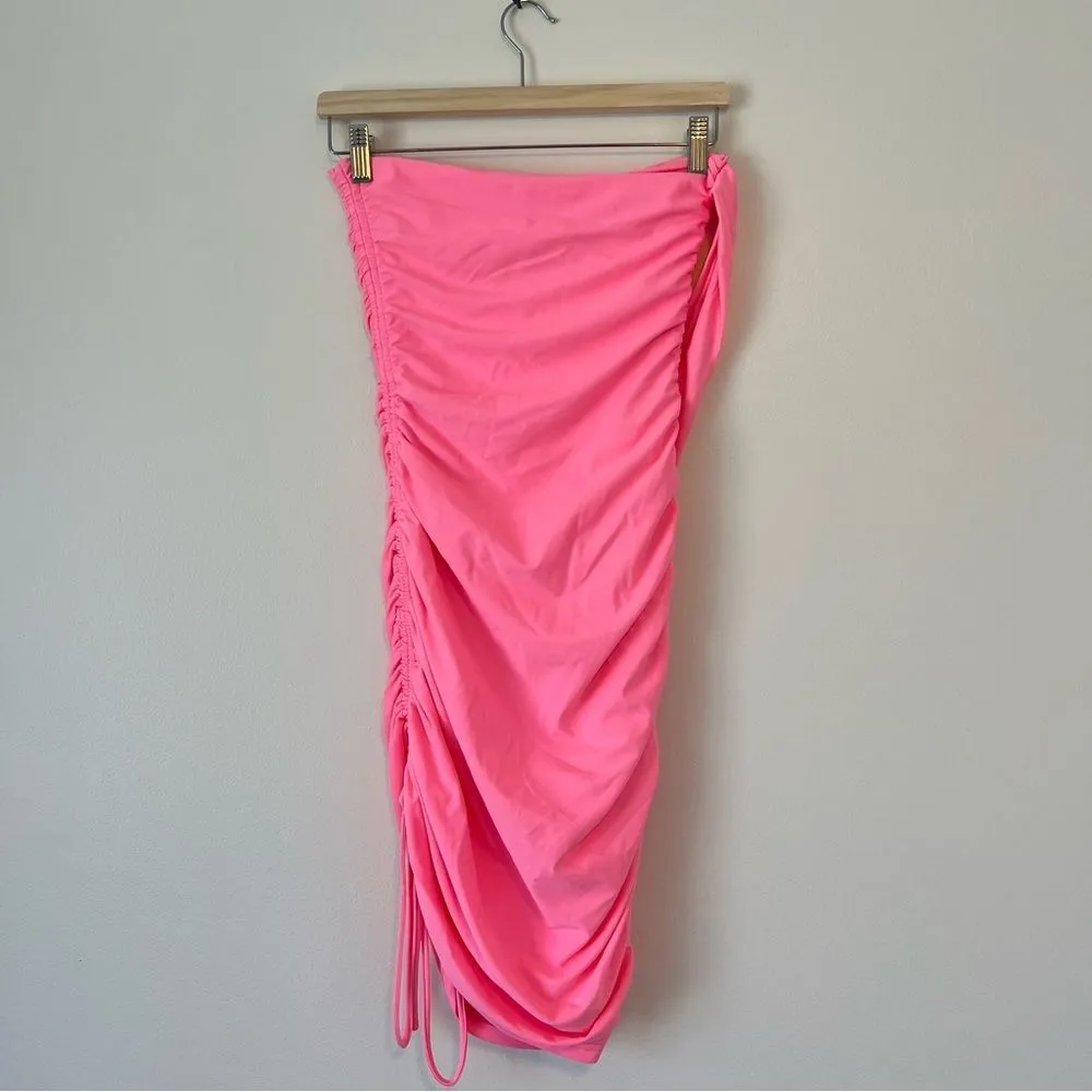 Tiger Mist Ciera Bodycon Mini Dress Neon Pink NEW Size Large - Image 8