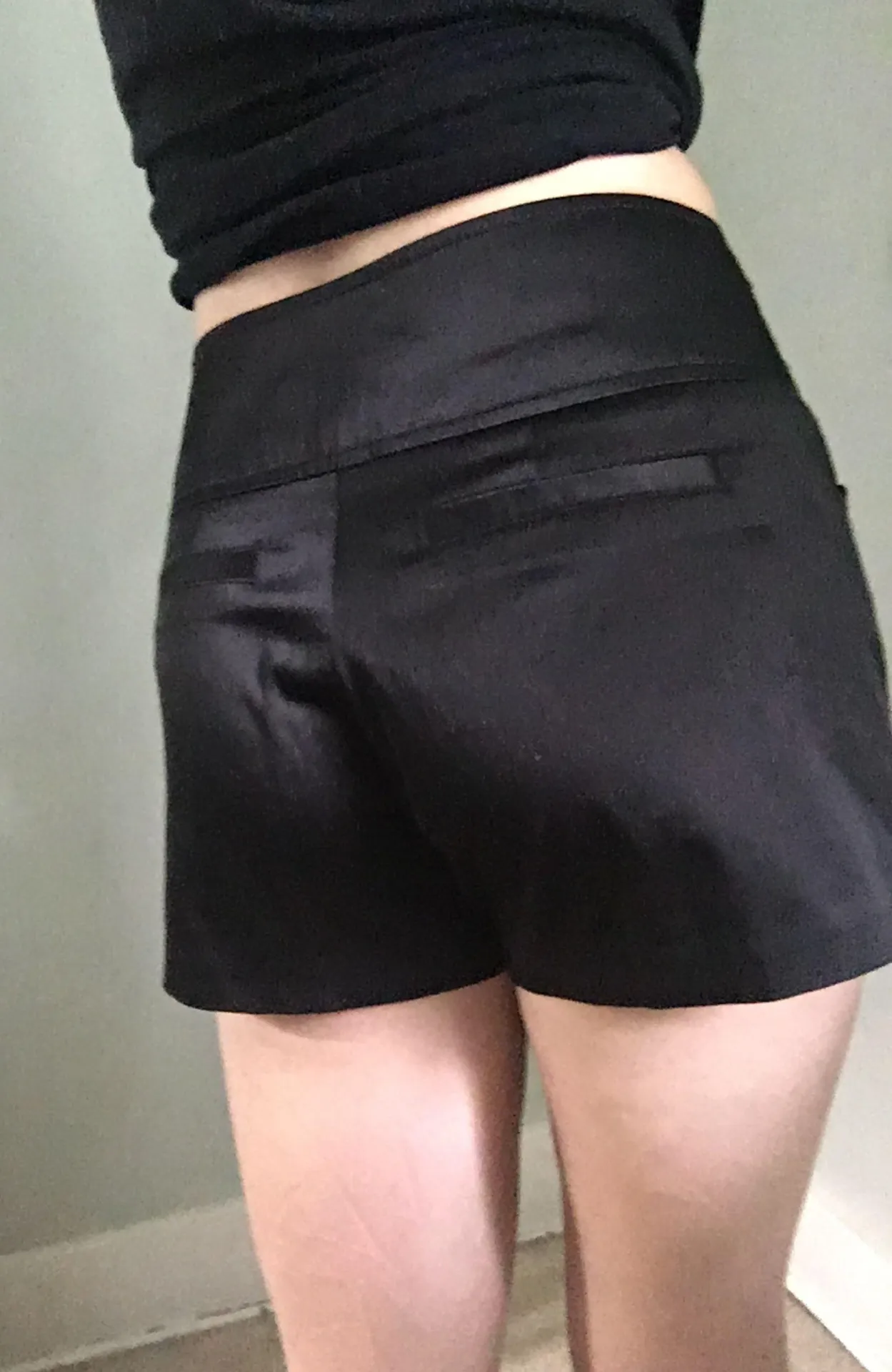 Satin Shorts Black - Image 3