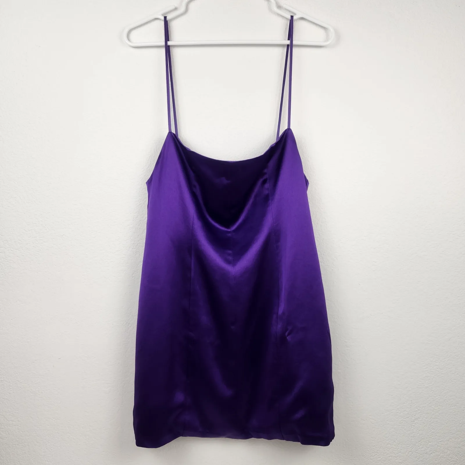 Retrofete Janessa Mini Dress in Royal Purple Large NWT Sleeveless - Image 3