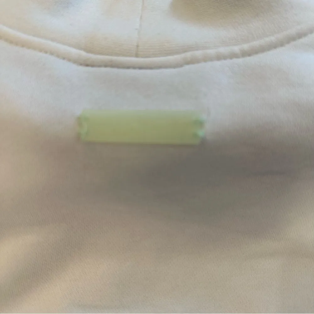 Nike White Crop Top Crew Neck Sweatshirt size Medium - Image 5