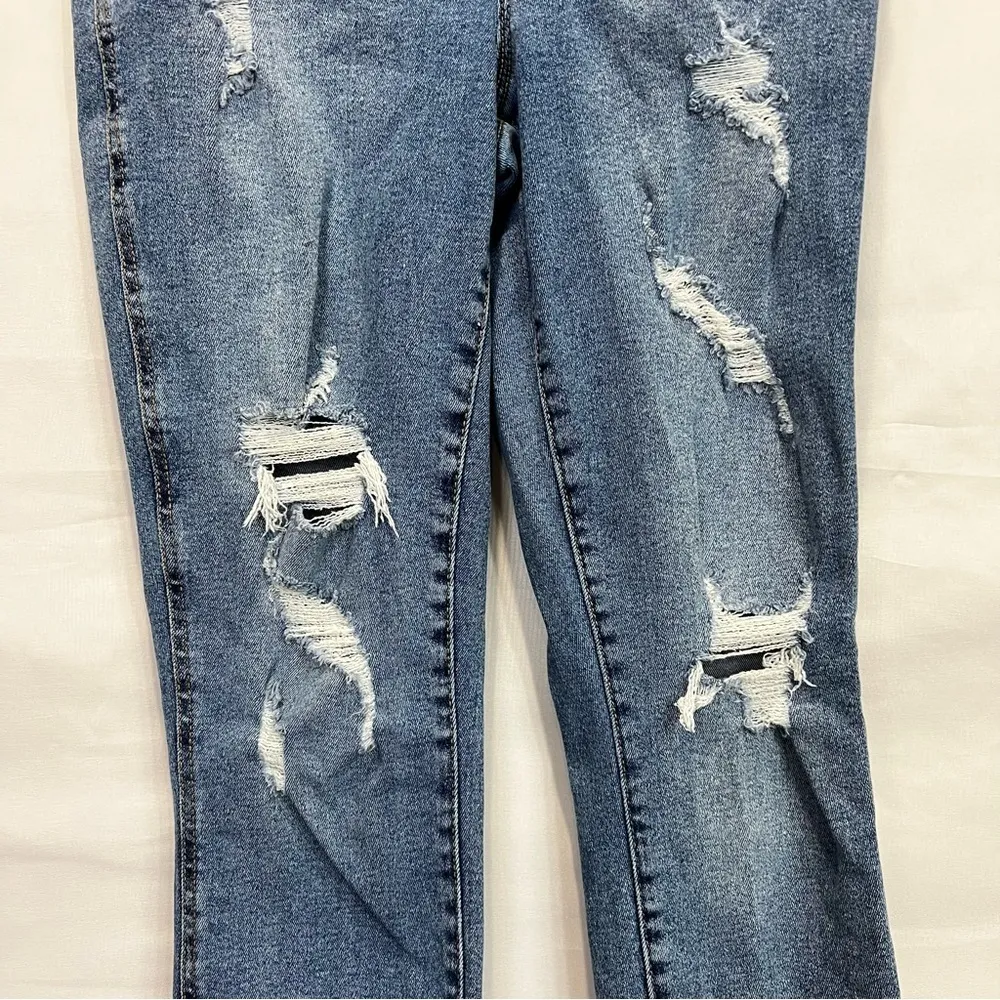 M Jeans By Maurice’s High Rise Ripped Jegging Jeans Size S Distressed Jean - Image 6