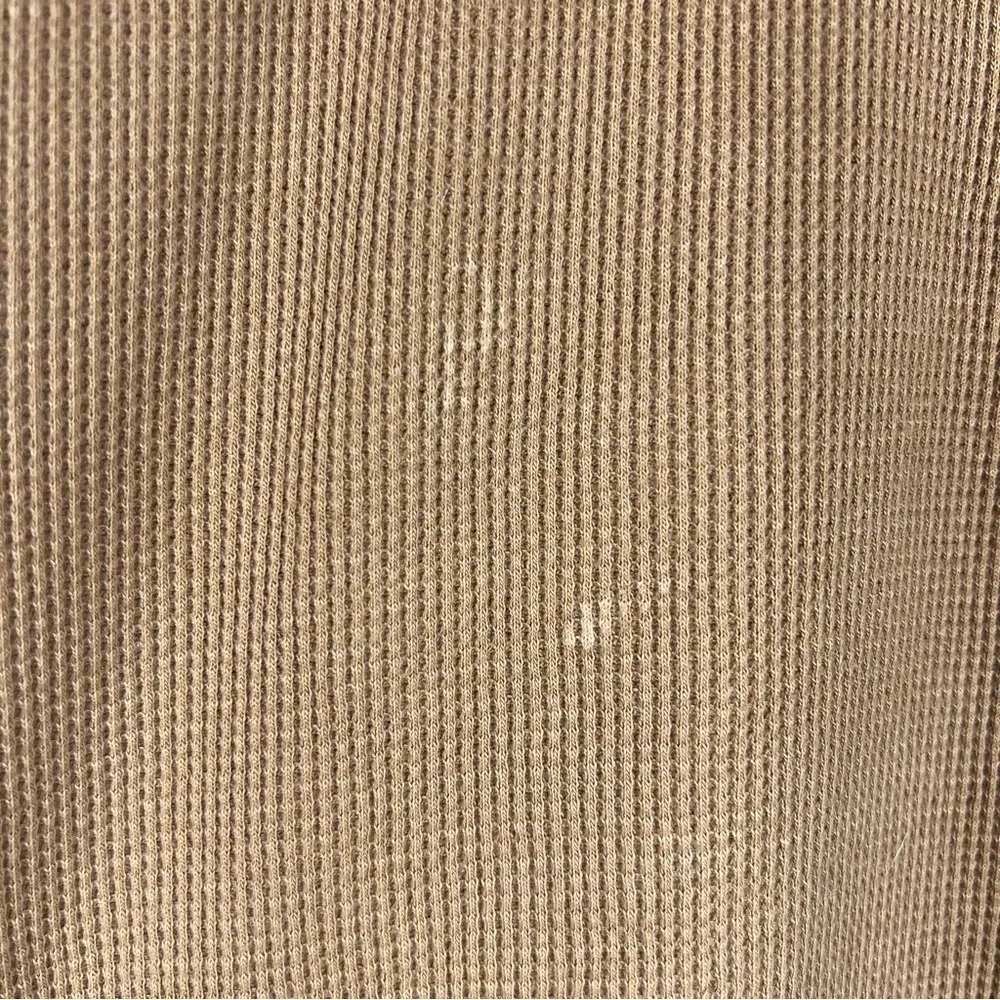 Mate The Label Brown Thermal Knit Organic Cotton Wide Leg Pants - Image 4