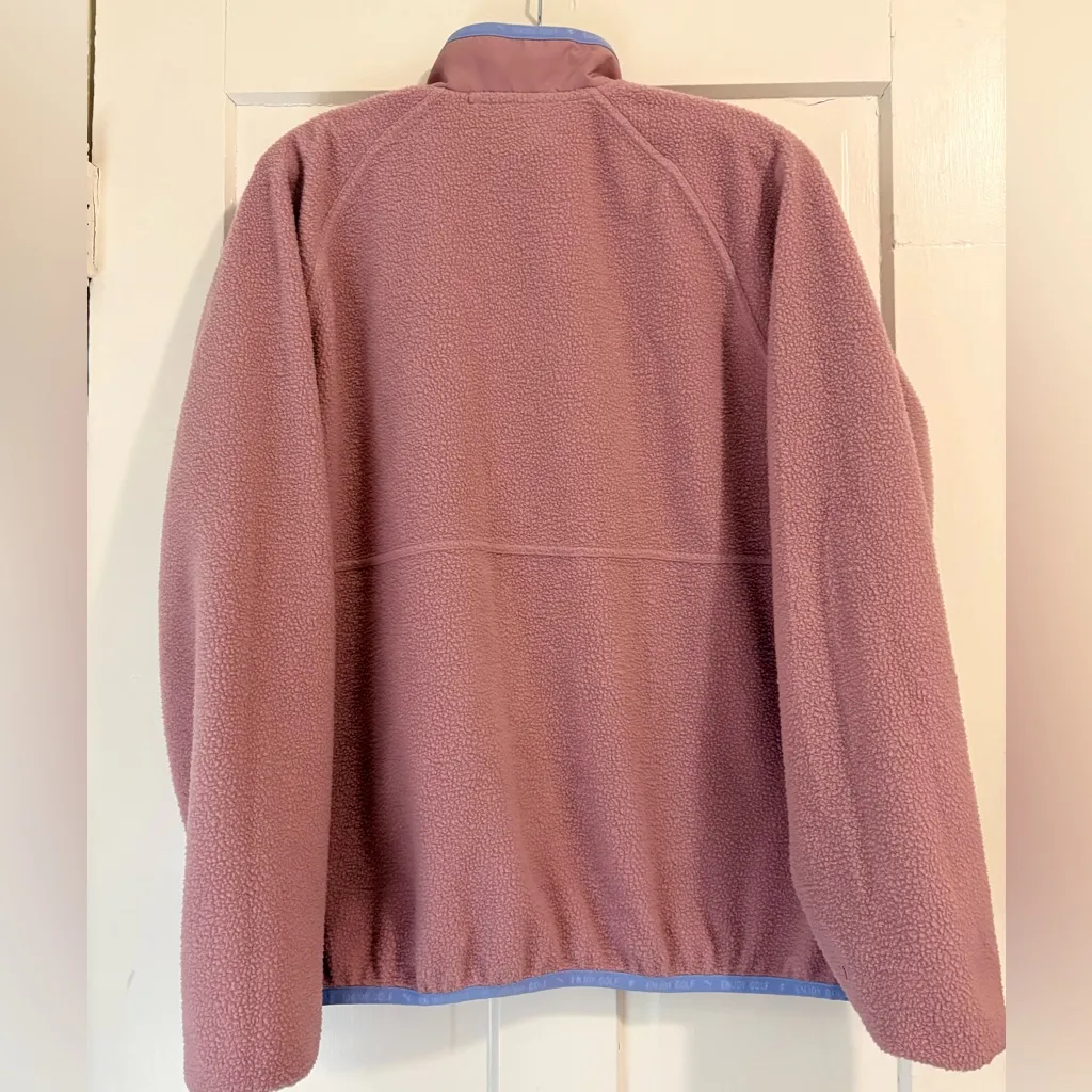 Puma Women's Pink Fleece Pullover - Image 8