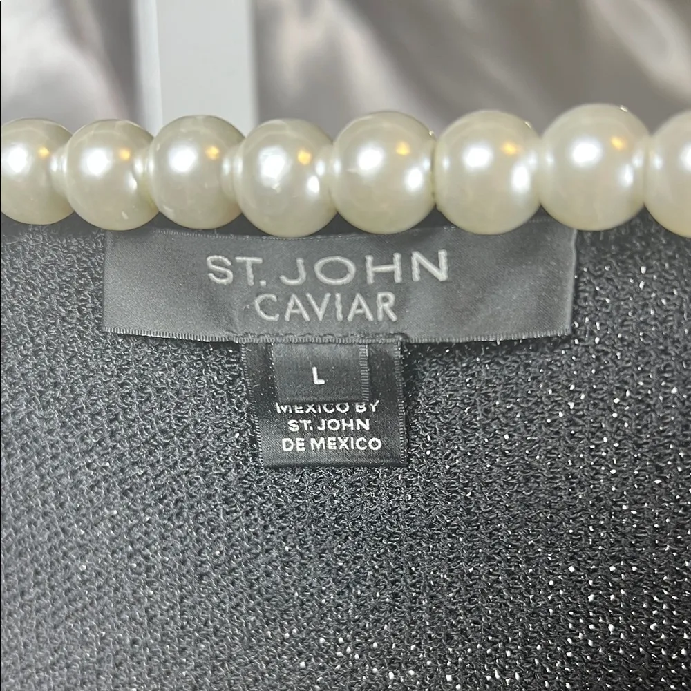 St. John Elegant Black Tank Top A0321 - Image 2