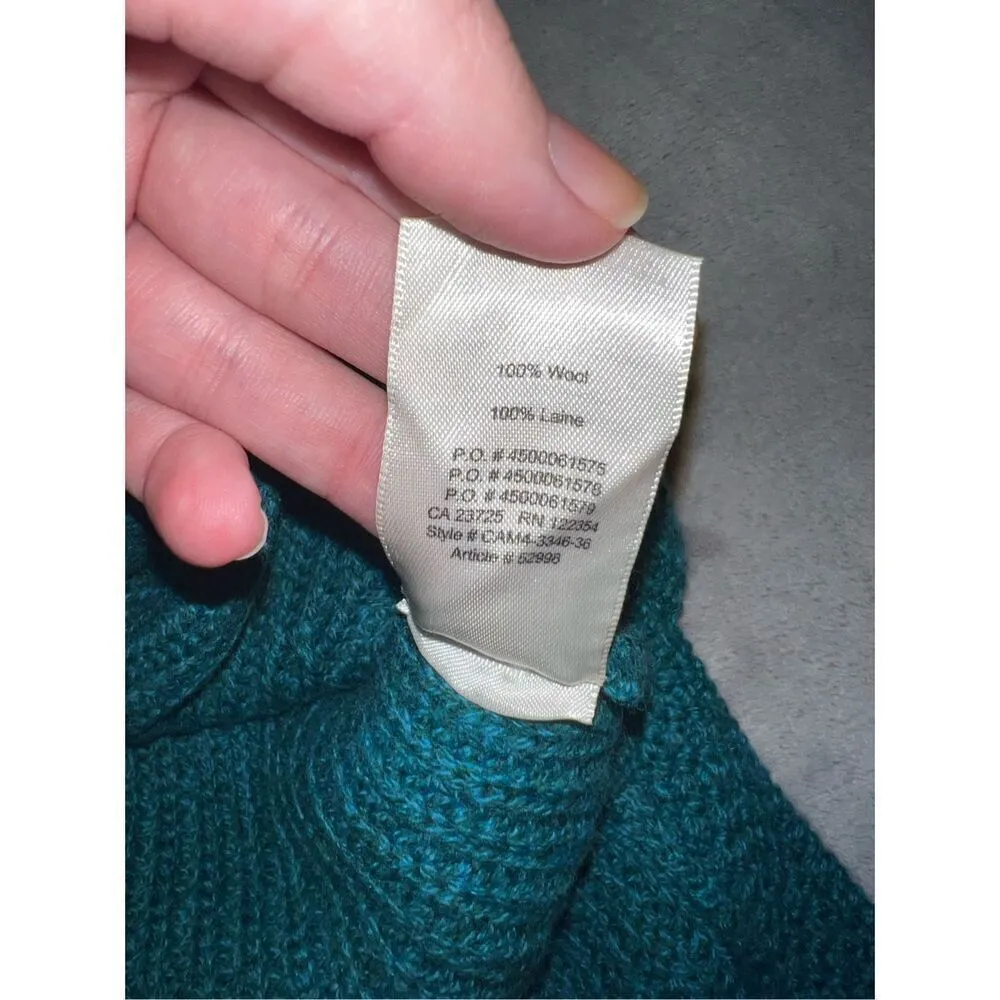 100% Wool Wilfred Turtleneck Tank Tunic Women’s 2XS Green Size XXS - Image 7