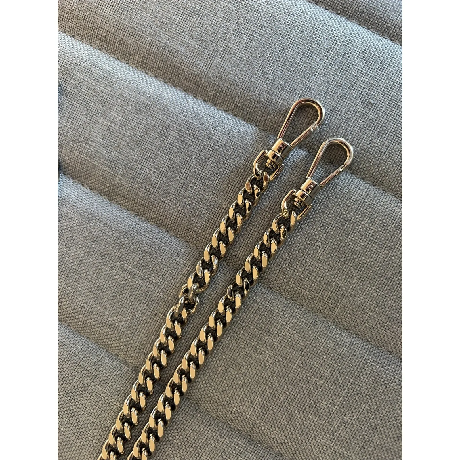 Kate Spade Silver Tone Crossbody Purse Bag Replacement Chain Strap Removable - Image 8