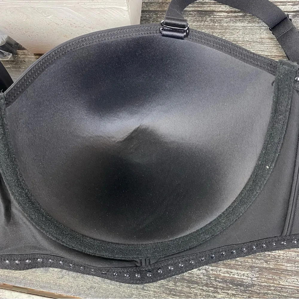 HSIA Black Underwire Contour Cup Convertible Strap Bra NEW 34H Size undefined - Image 3