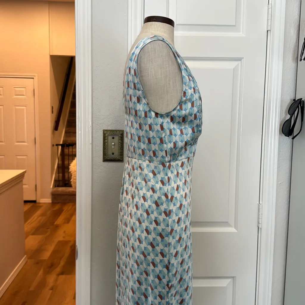 Equipment Femme Janina silk midi dress size slit - Image 11