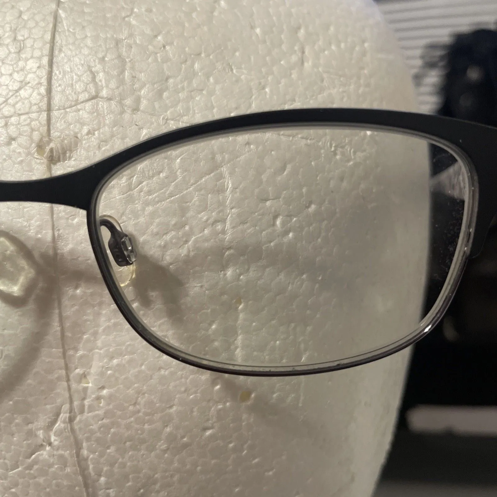 Bebe Eyeglasses Frames BB5185 100 Black Rectangle Rim Floral - Image 2