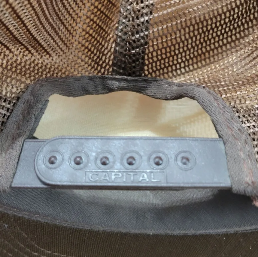 Vintage Hat OSFM Vintage Berryman's Mills Trucker Hat Snap Back Cap By Capital Adult Unisex Hat  - Image 11