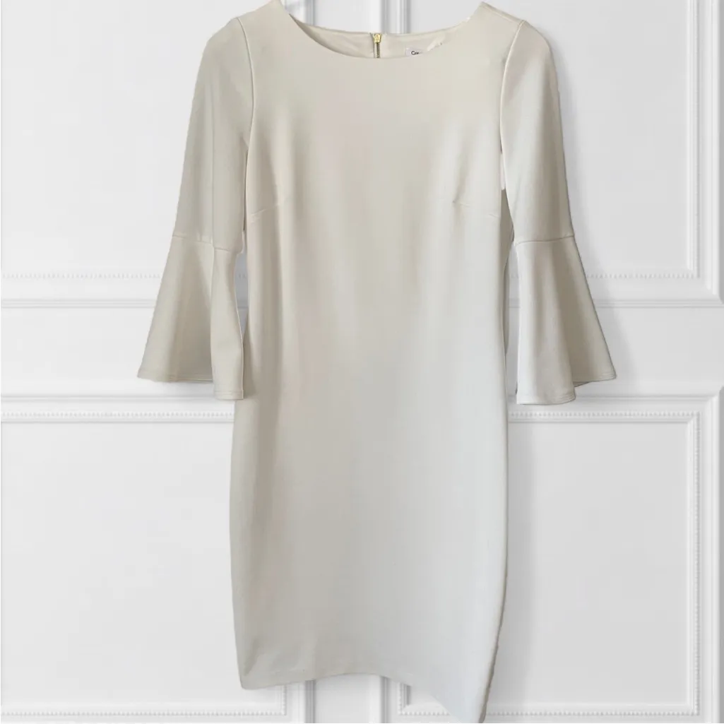 Calvin Klein Bell Flare Sleeve Mini Dress - Image 2