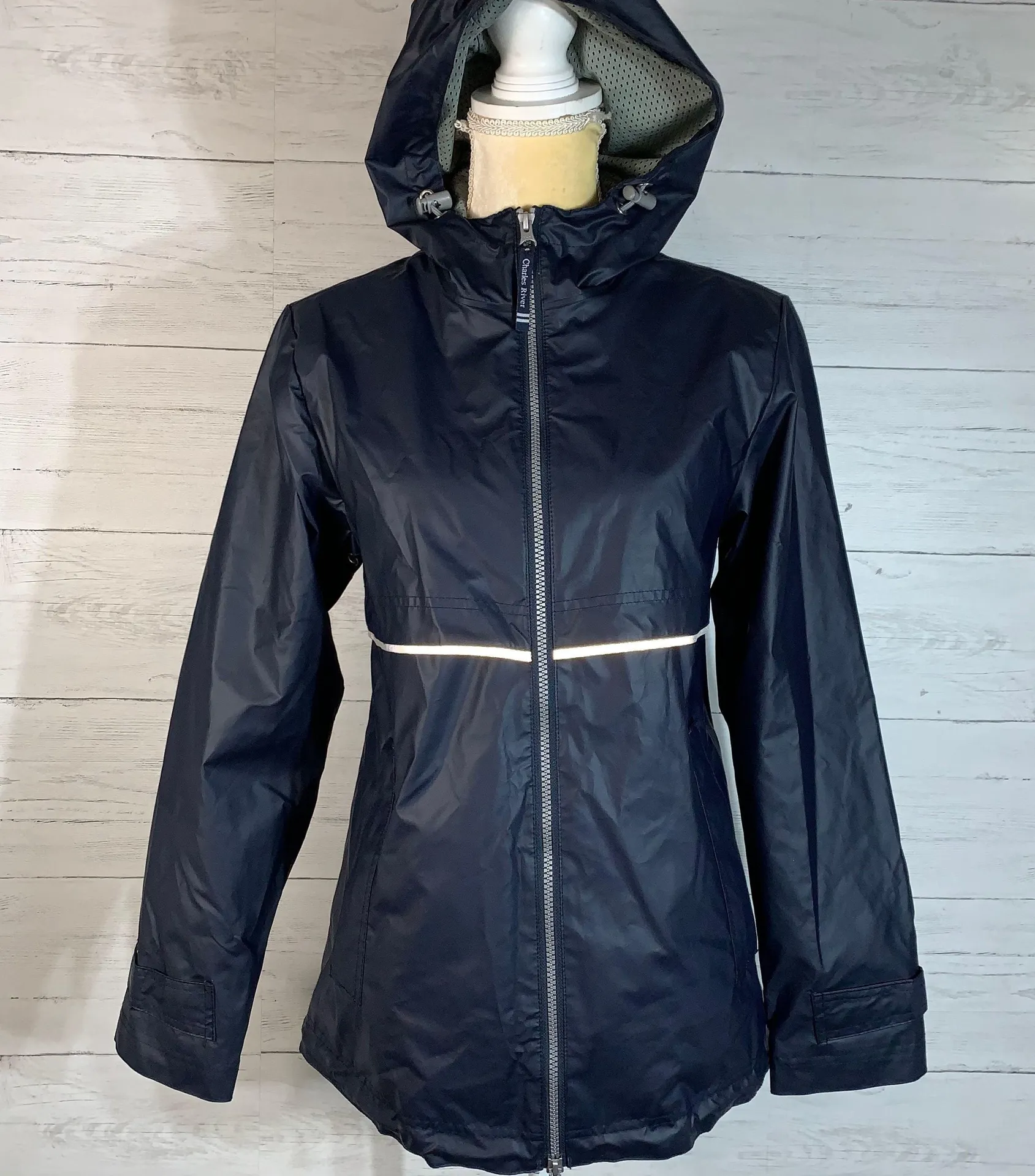 Women's New Englander Wind & Waterproof Rain Jacket Sz XS - Image 7