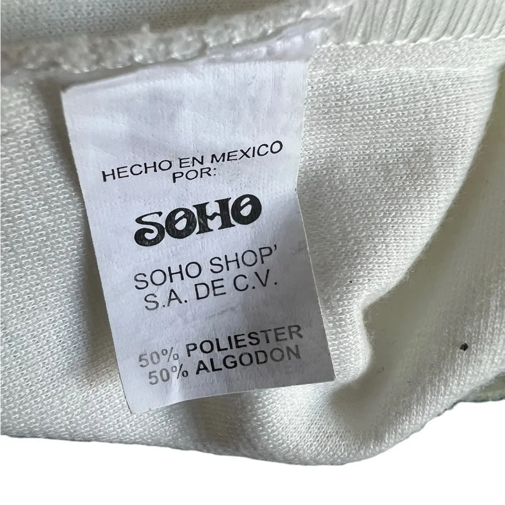 Soho Teal and White Sleeveless Textured Bodice Mini Dress Juniors Size‎ 1 - Image 4