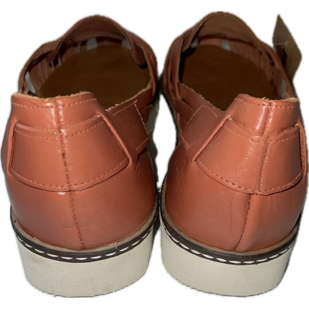 Huaraches by Bearpaw Leather Slip On Shoes Sandals Women Size 12 Brown - Image 4