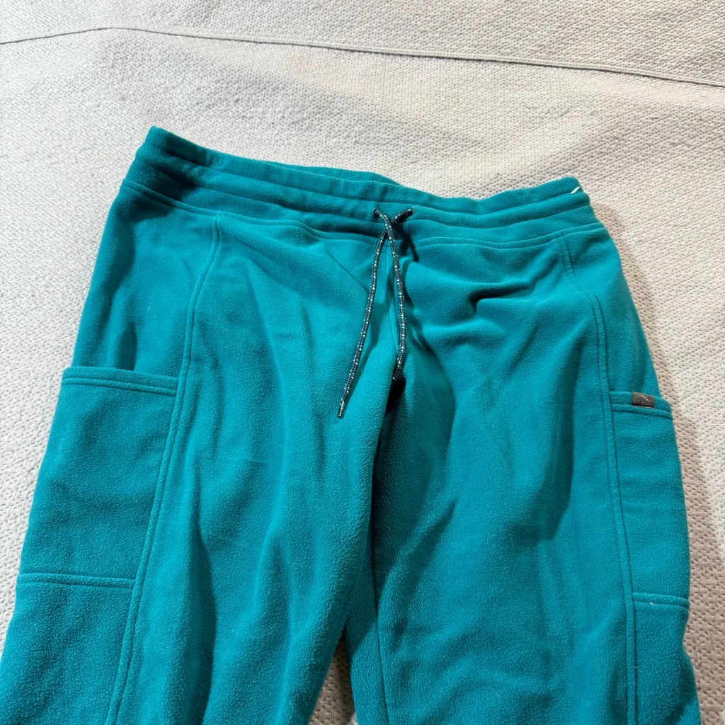 L.L. Bean Women’s Teal Blue Fleece Jogger Pants Pockets Size Large NWOT - Image 3