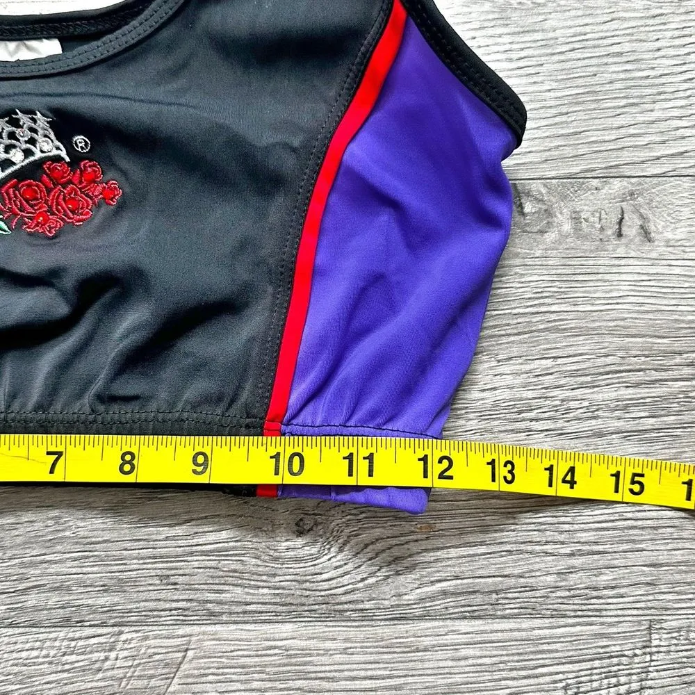 Jamye Shaw International Pageant System Fitness‎ Wear Jumpsuit Top Medium Black - Image 7