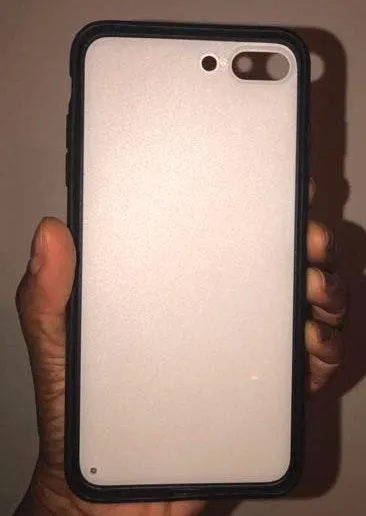 iPhone 8 Plus Rose Checkered Case - Image 3