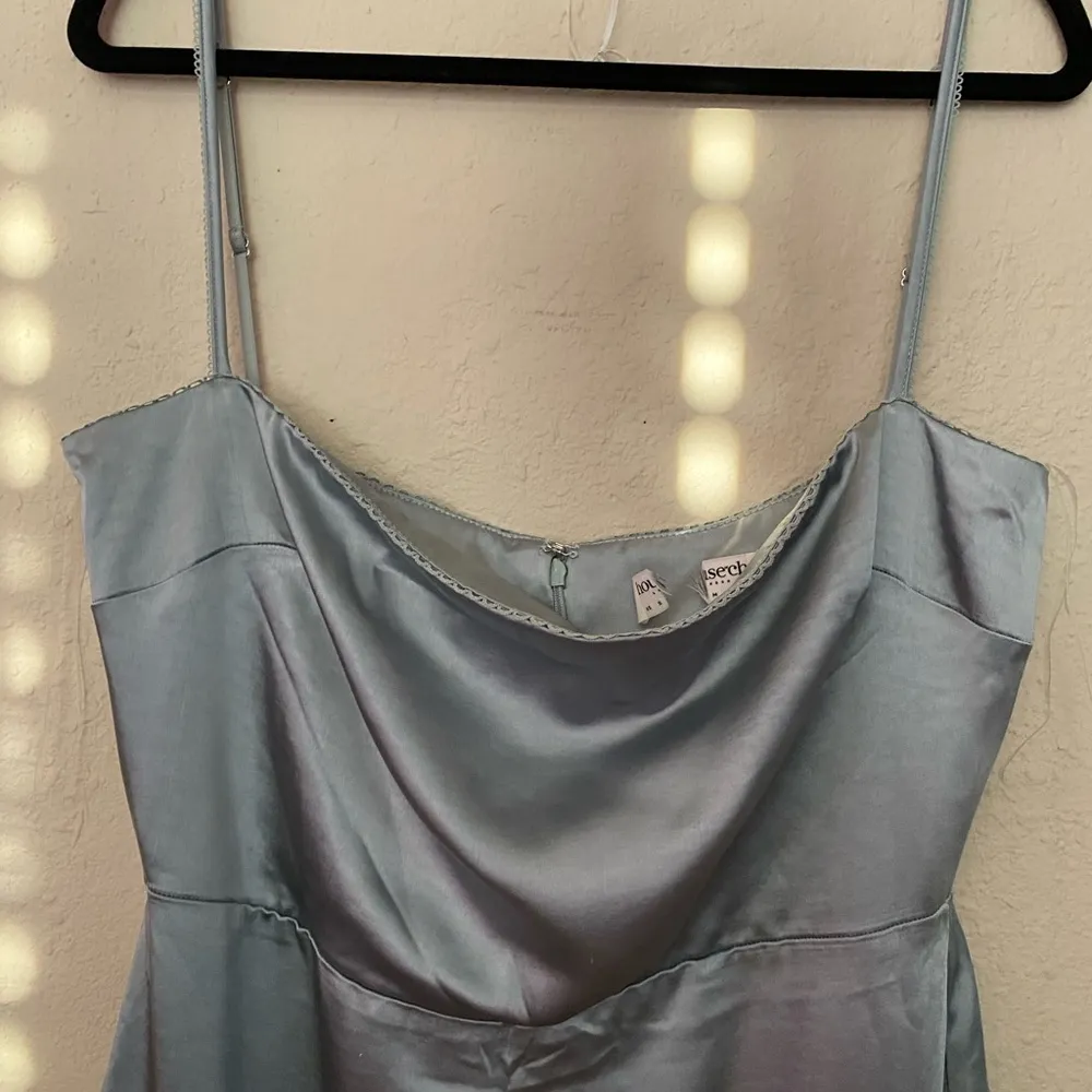 HOUSE OF CB 'Costanza'‎ Light Jade Maxi Dress blue NWOT size L - Image 15