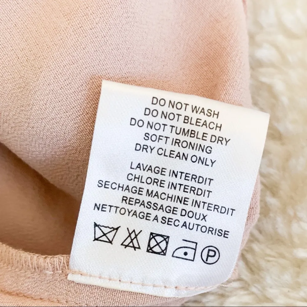 IRO Dainie Crepe High Rise Drawstring Waist Shorts Pale Pink NWT 40 (8) - Image 13