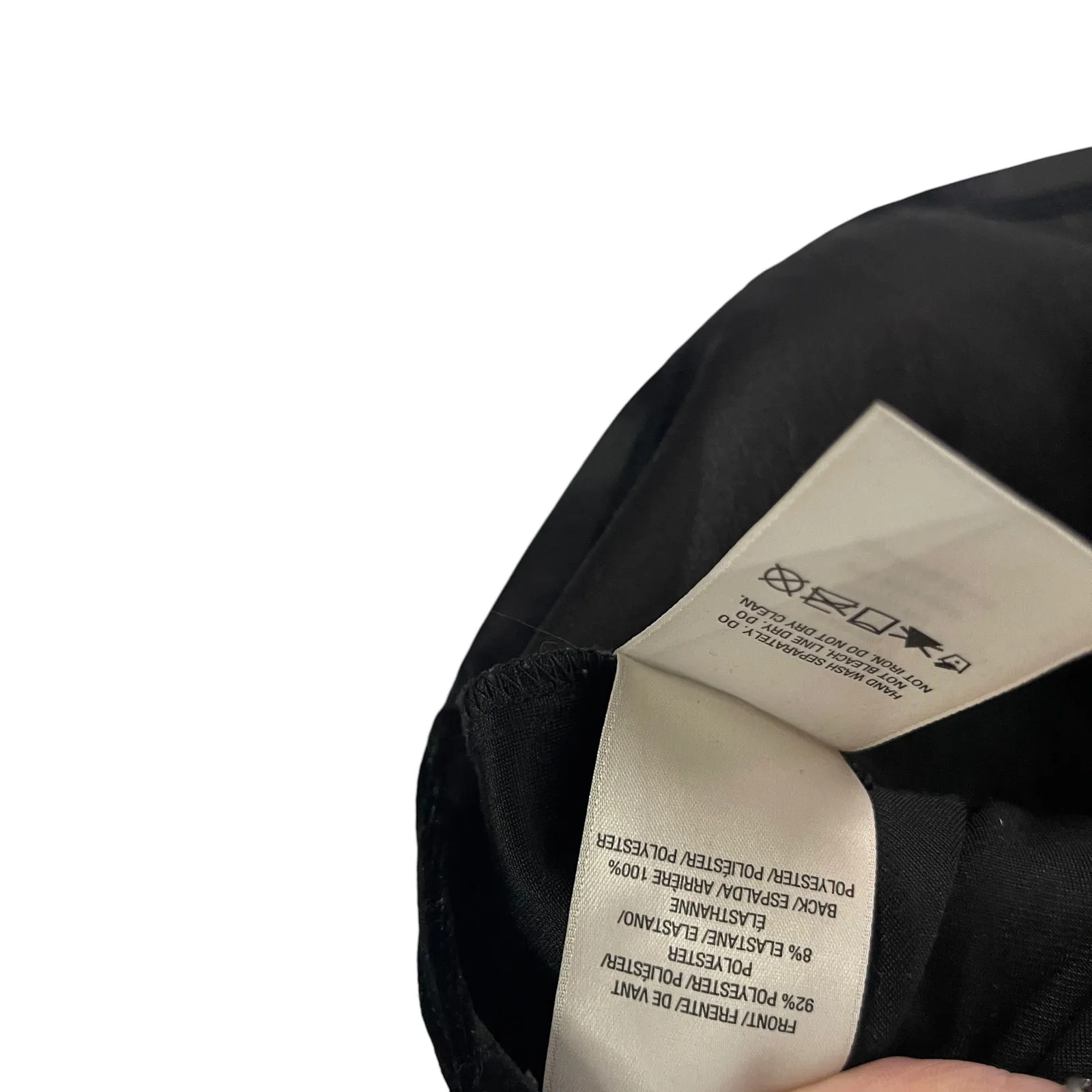 Hudson Size XS Black Velvet‎ Fairy Grunge Whimsygoth Short Sleeve Shirt - Image 7