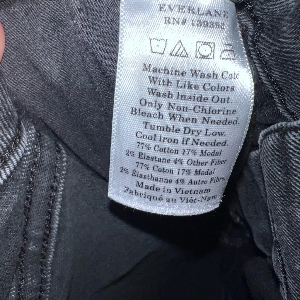 Everlane Women’s Black Skinny Ankle Jeans‎ Size 28 - Image 7