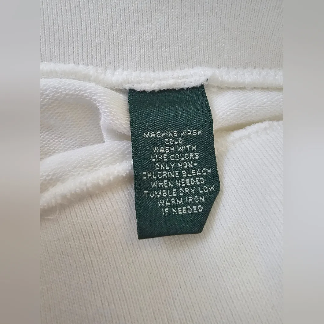 Lauren Active Ralph Lauren White Sweatpants Size S Nwot - Image 4
