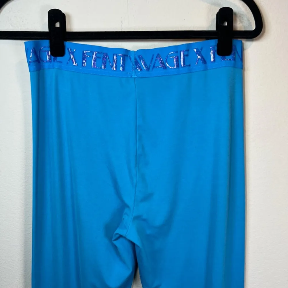 Savage x Fenty Forever Savage Leggings Pants Malibu Blue Full Ankle Womens Large - Image 10