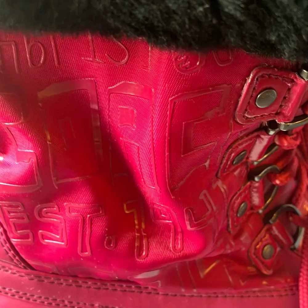 Coach: Lenora (Q1000) Hot Pink & Black Winter Boots- 9.5- marks - Image 13