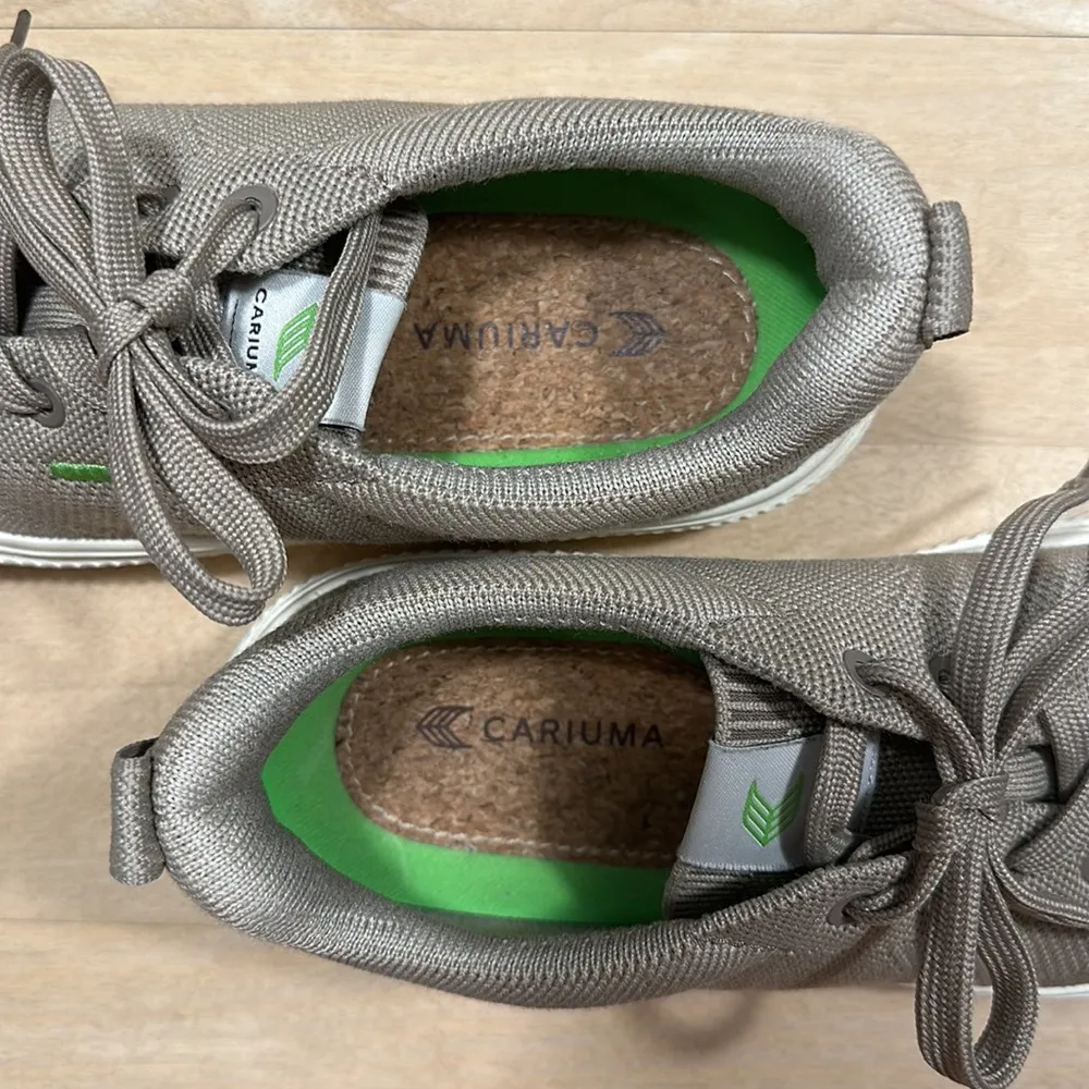 Cariuma IBI Low Knit Sneaker Sz 7 White - Image 8